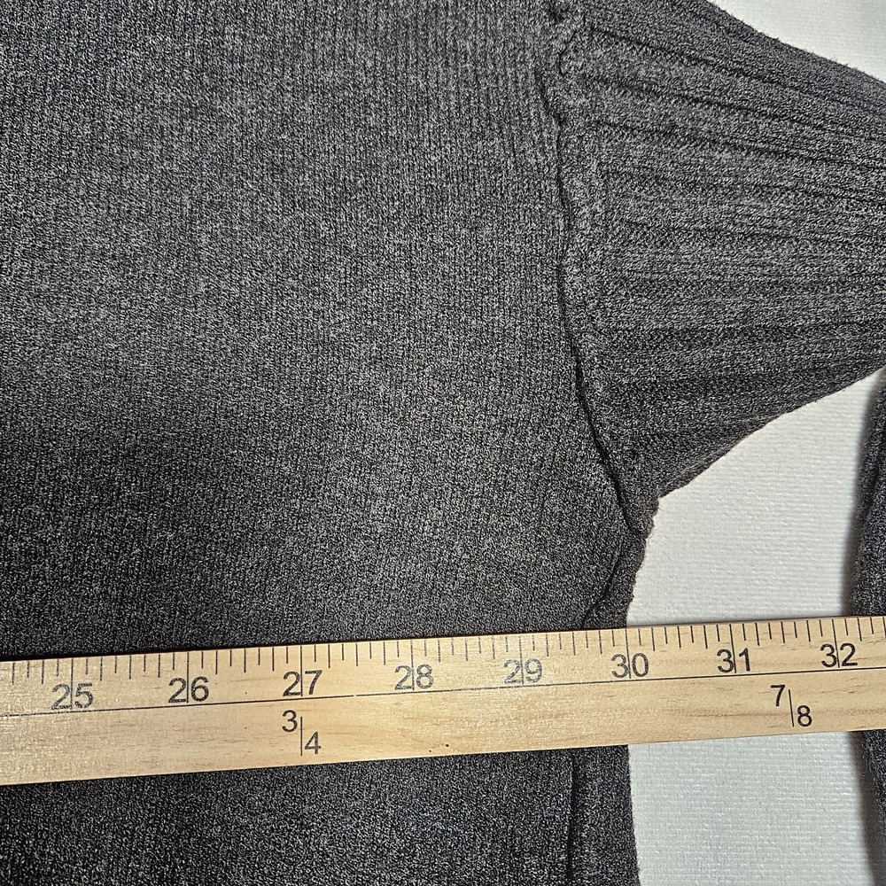 Free Purple Sweater M Orion A Line Tunic Oversized Ribbed Carbon Lagenlook Boho - Picture 4 of 10
